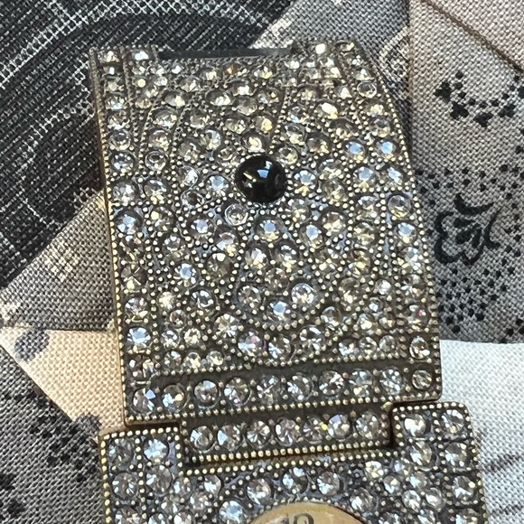Heidi Daus Vintage/New Swarovski crystals bracelet watch original box - Picture 16 of 17